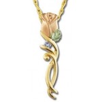 Genuine Diamond Accent Rose Pendant - by Landstrom's